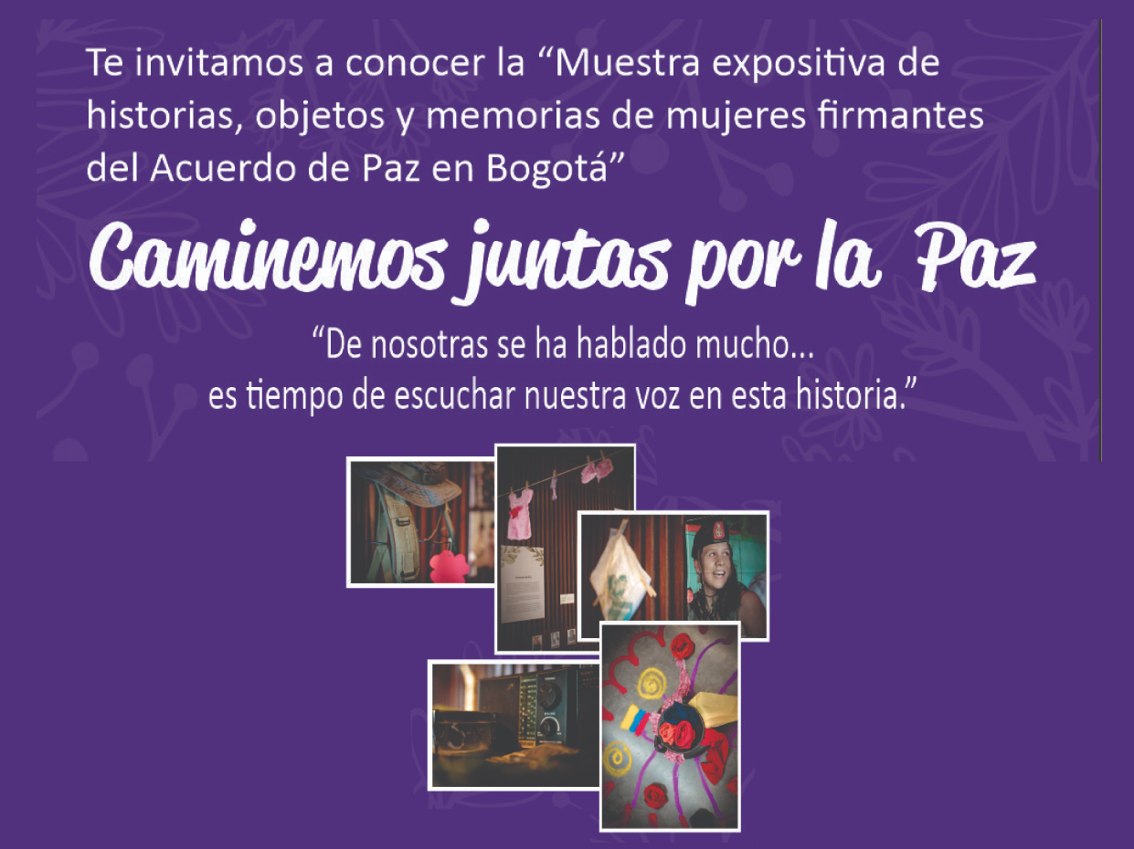 Mujeres firmantes de la paz